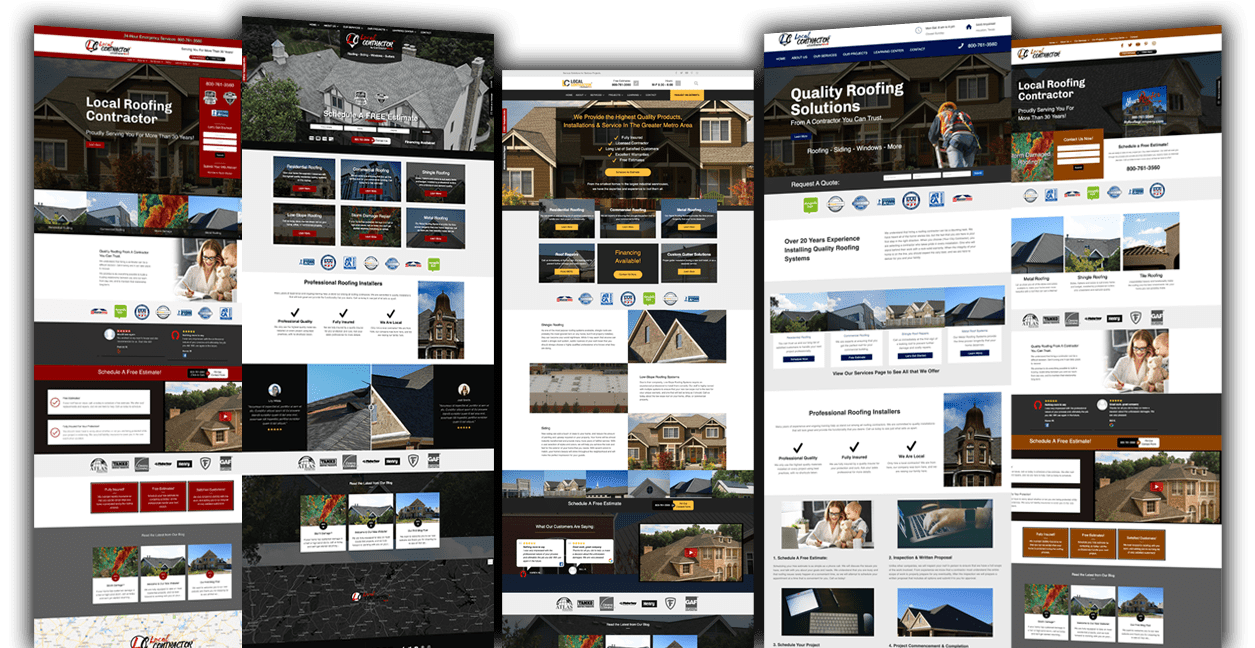 RoofWebs Website Design Marketing for Roofing Contractors