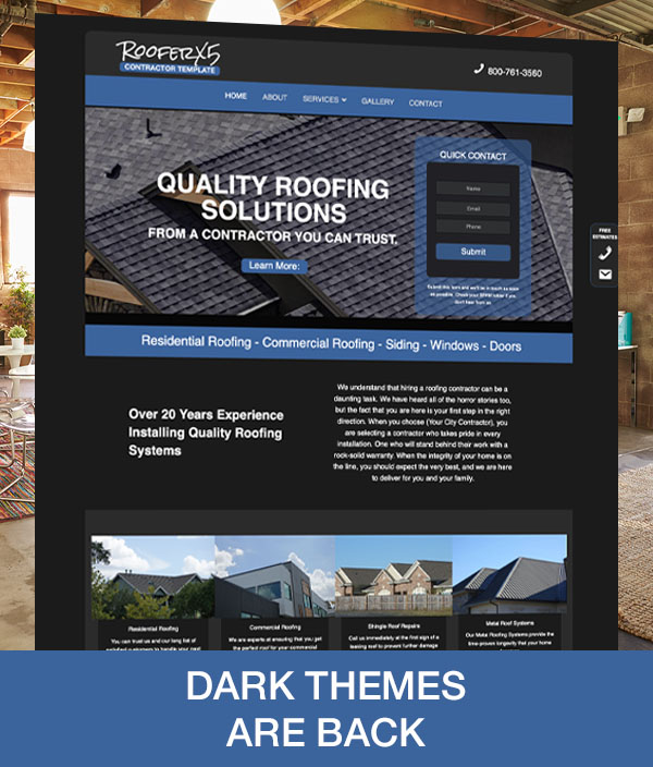 Roofing-Website-Dark-Theme